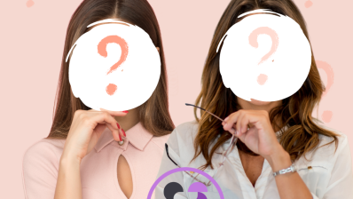 Pink Illustrated Who is That Girl Facebook Post