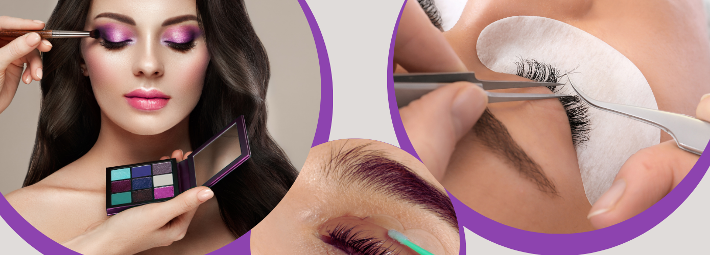 Purple and Brown Modern Elegant Makeup Course Facebook Cover_eredmény
